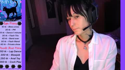 3ShyCat3 online show from 10.17.25