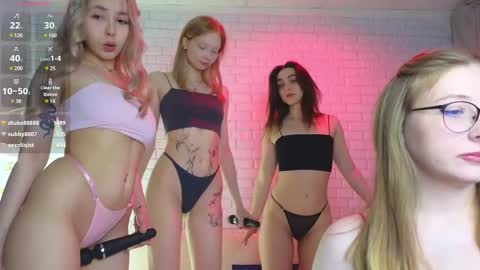 Merlizz Eva Jane Mila Nicole  left to right  online show from 02.24.25