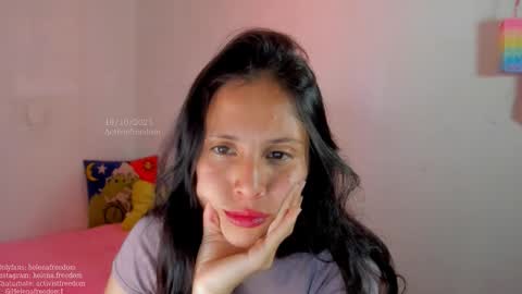 Snapshot of activistfreedom chatting on 10.22.25 Helena online show from 10.22.25