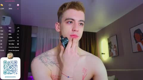 Hi Im Adam Glad to see u here 3 And its my first day online show from 01.08.25