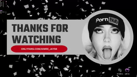 Aimee Jay online show from 09.10.25