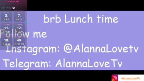 Alanna  online show from 07.28.26