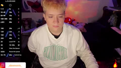 Snapshot of alexxxmorris chatting on 10.15.25 ALEXXX MORRIS online show from 10.15.25