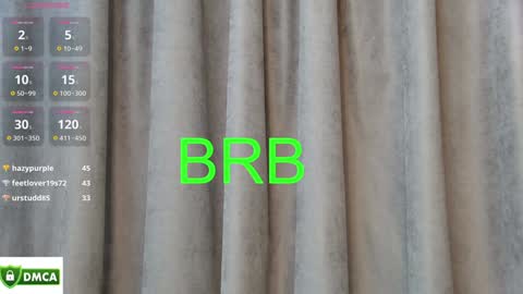 Snapshot of amaliabell chatting on 01.07.25 Amalia online show from 01.07.25