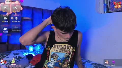 Snapshot of angelocute_ chatting on 12.28.24 Angelo I work from home this is my room online show from 12.28.24