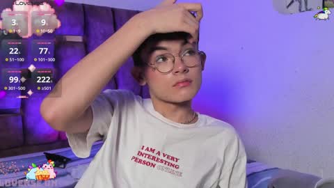 Snapshot of angelocute_ chatting on 01.05.25 Angelo I work from home this is my room online show from 01.05.25