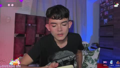 Snapshot of angelocute_ chatting on 01.26.25 Angelo I work from home this is my room online show from 01.26.25