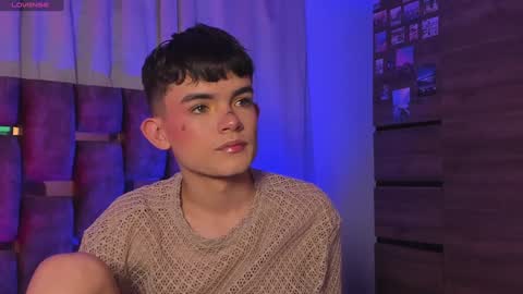 Snapshot of angelocute_ chatting on 02.07.25 Angelo I work from home this is my room online show from 02.07.25