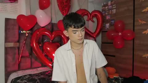 Snapshot of angelocute_ chatting on 02.15.25 Angelo I work from home this is my room online show from 02.15.25