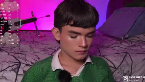 Snapshot of angelocute_ chatting on 10.19.25 Angelo I work from home this is my room online show from 10.19.25