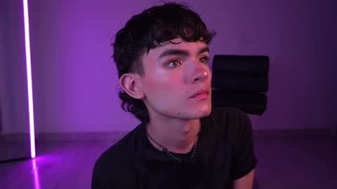 Snapshot of angelocute_ chatting on 02.23.26 Angelo I work from home this is my room online show from 02.23.26