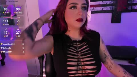 Snapshot of annikamerliahh_ chatting on 02.21.25 Annika online show from 02.21.25