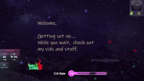 Snapshot of atrena chatting on 01.30.25 Atrena online show from 01.30.25