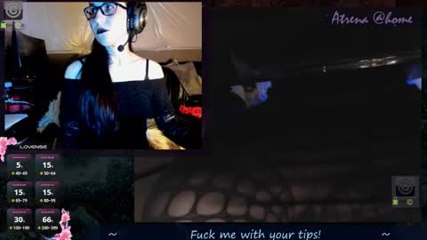 Snapshot of atrena chatting on 10.23.25 Atrena online show from 10.23.25