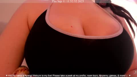 Snapshot of ayanadelatorre chatting on 09.11.25 Ayana Delatorre online show from 09.11.25