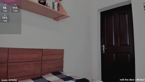 Snapshot of ayn3q chatting on 03.10.25 AYNEK fansly online show from 03.10.25