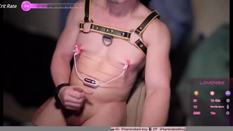 Snapshot of barenakedb0y chatting on 02.17.25 Barenaked boy online show from 02.17.25