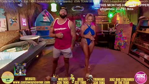 Snapshot of bigbananamilfshake chatting on 12.17.24 Mya and Angelo online show from 12.17.24