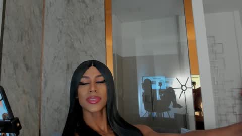 Snapshot of blackbeauty_ts chatting on 12.03.24 Nina online show from 12.03.24