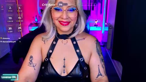 Snapshot of blackwidowj chatting on 05.23.26 Johana S online show from 05.23.26