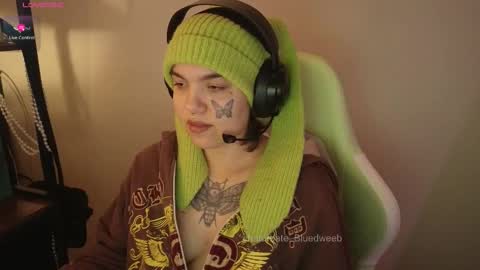 Snapshot of bluedweeb chatting on 02.14.26 Blue online show from 02.14.26