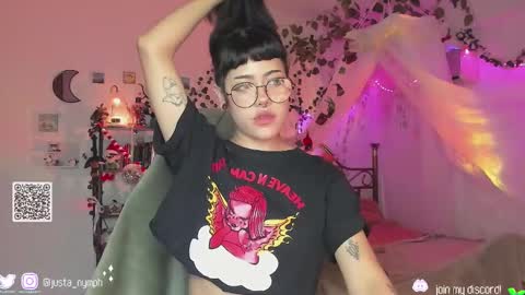   Im Nym  Justa nymph on twitter and IG online show from 12.10.24