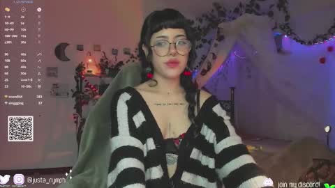   Im Nym  Justa nymph on twitter and IG online show from 12.10.24