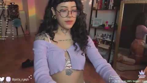   Im Nym  Justa nymph on twitter and IG online show from 02.01.25