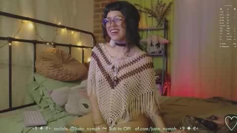   Im Nym  Justa nymph on twitter and IG online show from 02.20.26