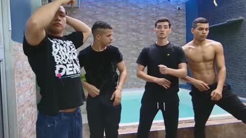 Snapshot of boysgang_sex chatting on 02.14.25 Angelo Mark Fernando Taylor online show from 02.14.25