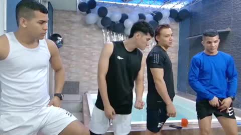 Snapshot of boysgang_sex chatting on 09.13.25 Angelo Mark Fernando Taylor online show from 09.13.25