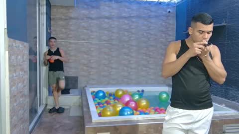 Snapshot of boysgang_sex chatting on 10.21.25 Angelo Mark Fernando Taylor online show from 10.21.25