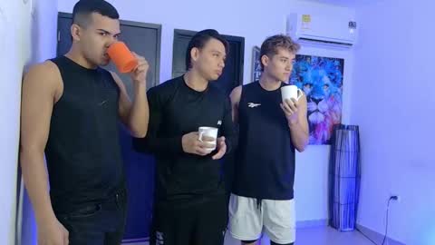 Snapshot of boysgang_sex chatting on 11.24.25 Angelo Mark Fernando Taylor online show from 11.24.25