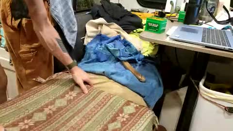 Snapshot of brushsquach chatting on 04.10.26 Steve... aka SkinnieDippin aka TimberTramp online show from 04.10.26