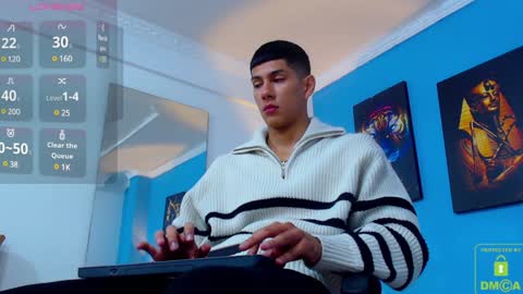 Snapshot of calavalerio chatting on 12.24.24 Valerio online show from 12.24.24