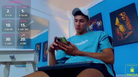 Snapshot of calavalerio chatting on 01.04.25 Valerio online show from 01.04.25