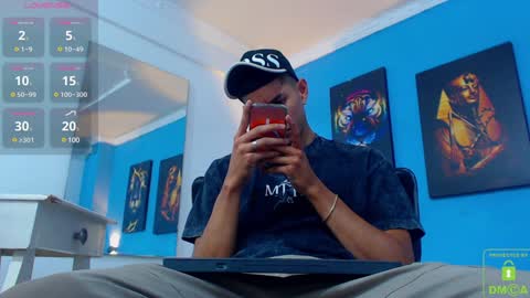 Snapshot of calavalerio chatting on 01.21.25 Valerio online show from 01.21.25