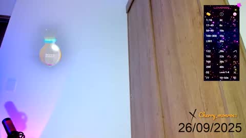 Snapshot of cherry_monroe chatting on 09.26.25 cherry Monroe online show from 09.26.25