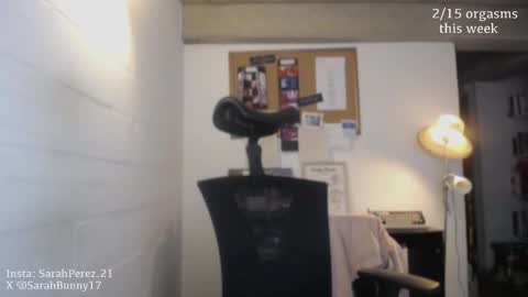 Snapshot of cherrybunny21 chatting on 10.12.25 Sarah Prez online show from 10.12.25