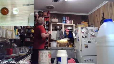 Cookie - I do cooking streams occasionally. Next stream  online show from 03.10.25