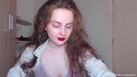 Snapshot of coolamber chatting on 03.05.25 Amber online show from 03.05.25