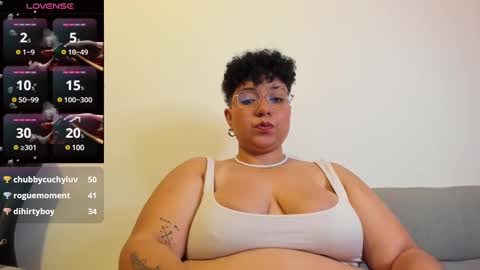 Snapshot of curly_cam_queen chatting on 03.02.25 Bruna online show from 03.02.25