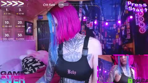 Snapshot of cybernekko chatting on 12.05.24 Neko online show from 12.05.24