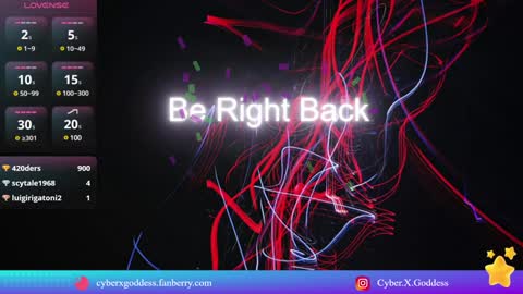 Snapshot of cyberxgoddess_ chatting on 01.26.25 Lily Goddess online show from 01.26.25