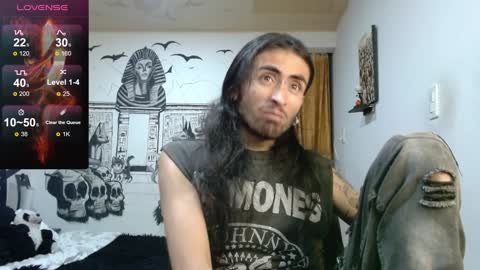 Snapshot of daimon_rock01 chatting on 01.31.25 felipe online show from 01.31.25