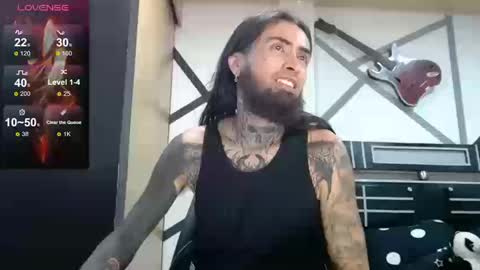 Snapshot of daimon_rock01 chatting on 09.13.25 felipe online show from 09.13.25