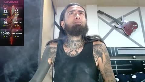 Snapshot of daimon_rock01 chatting on 09.15.25 felipe online show from 09.15.25