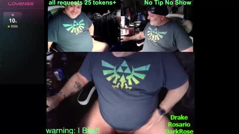 Drake D Vamp aka Drake DarkRose online show from 01.13.25