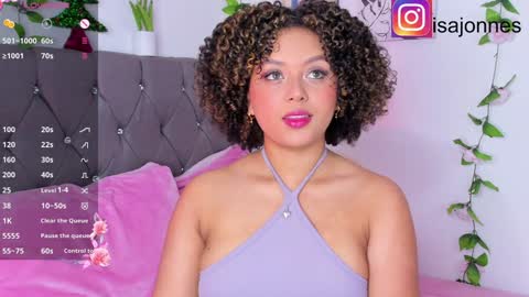 Snapshot of ebony_curly2 chatting on 12.19.24 isa online show from 12.19.24
