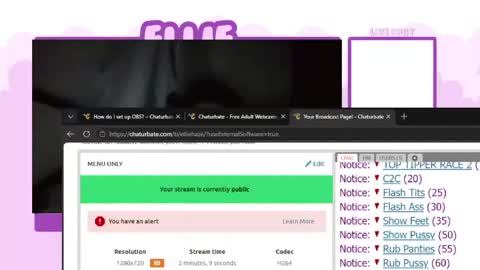 Snapshot of elliehazii chatting on 05.26.26 Ellie Hazii online show from 05.26.26